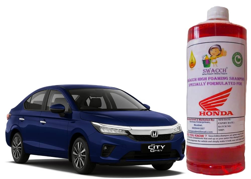     			High Foaming Car Shampoo Formulated For Honda City Hybrid e-HEV I Non-Toxic Formula I Ph Balanced I Super Saver Pack I Premium Wax Formulation I Glossy & Shine I 1 Litre