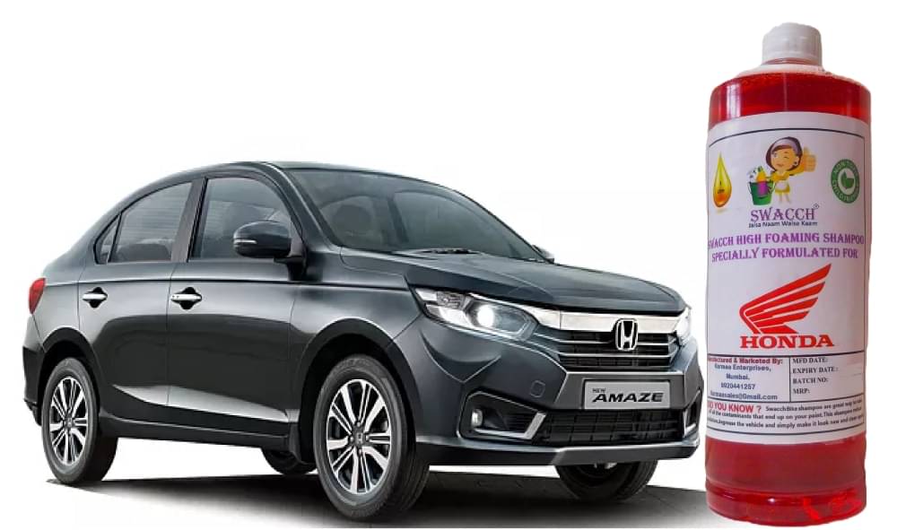 High Foaming Car Shampoo Formulated For Honda Amaze 2nd Gen I Non-Toxic Formula I Ph Balanced I Super Saver Pack I Premium Wax Formulation I Glossy & Shine I 1 Litre     			High Foaming Car Shampoo Formulated For Honda Amaze 2nd Gen I Non-Toxic Formula I Ph Balanced I Super Saver Pack I Premium Wax Formulation I Glossy & Shine I 1 Litre