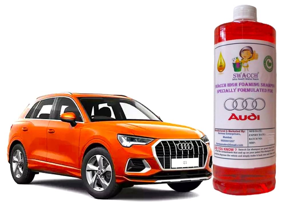     			High Foaming Car Shampoo Formulated For Audi Q3 I Non-Toxic Formula I Ph Balanced I Super Saver Pack I Premium Wax Formulation I Glossy & Shine I 1 Litre