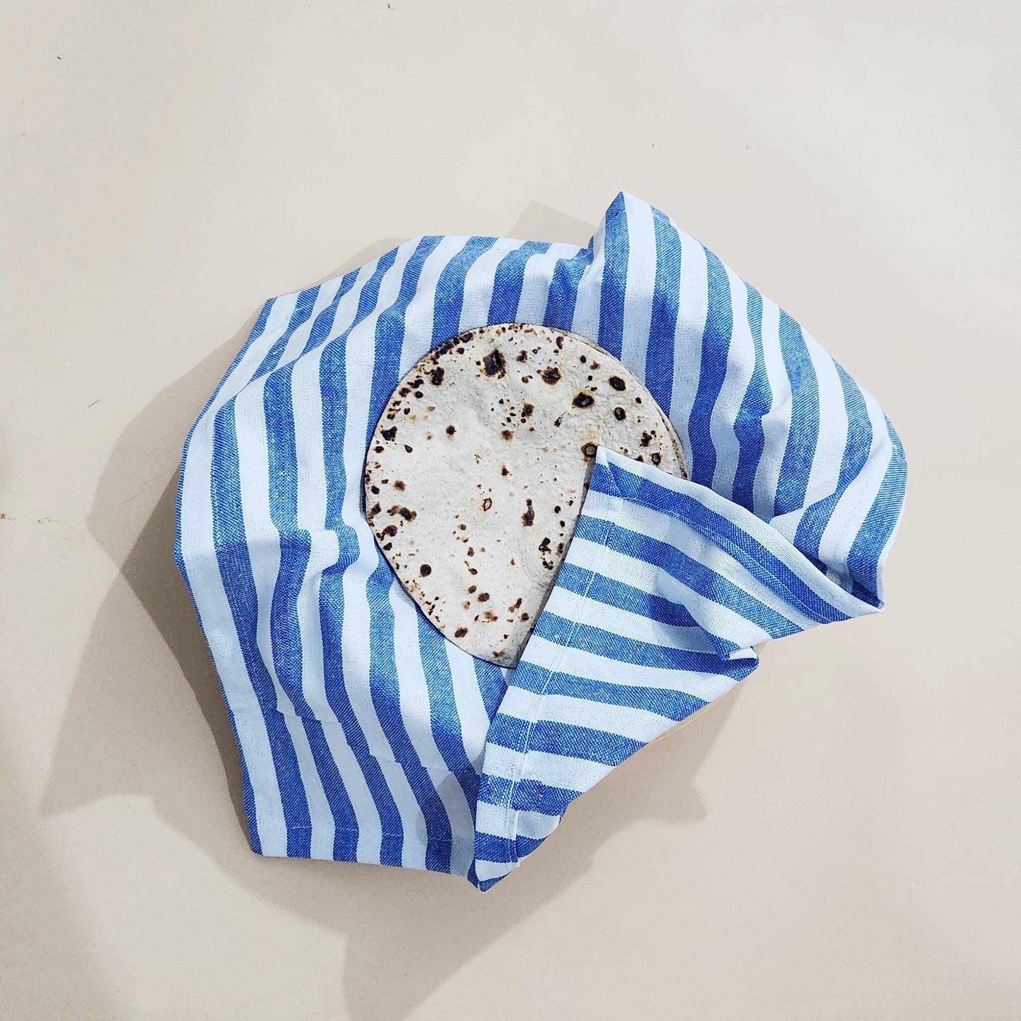     			Hygienic Double Layer Chapati Covers|Roti Rumal| Roti Clothes Wrap Solid Roti Square Flap Cover (Blue, 1)