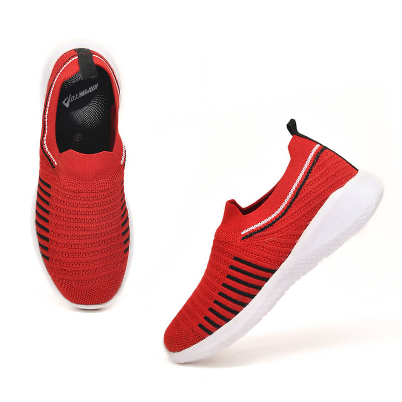 Impakto Red Women's Slip On     			Impakto Red Women's Slip On