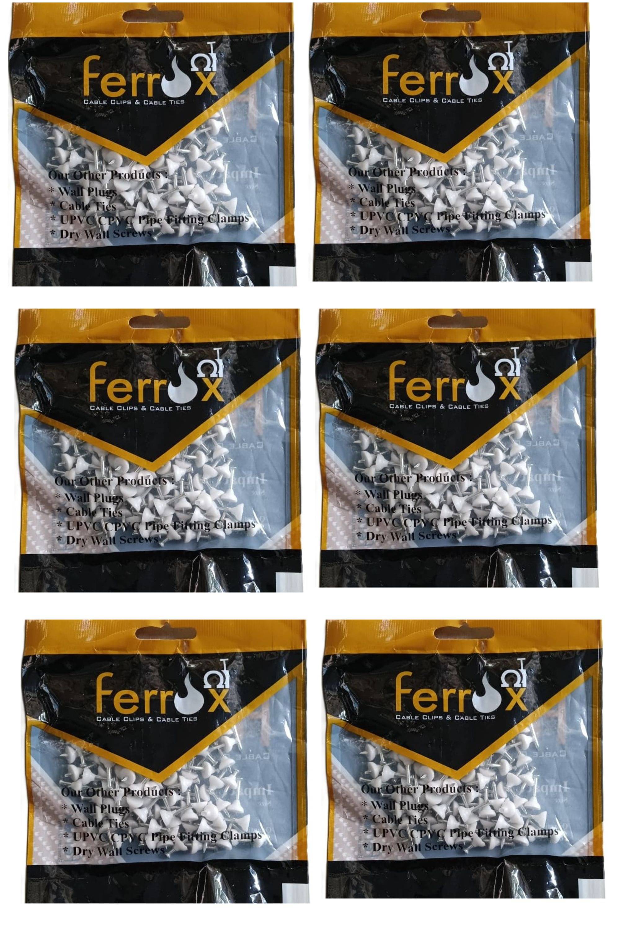     			JMD Decor CONTIDRIFT Casing Clip / Nail Batten Round (100 Pcs x 6 Pack = 600 Pcs)