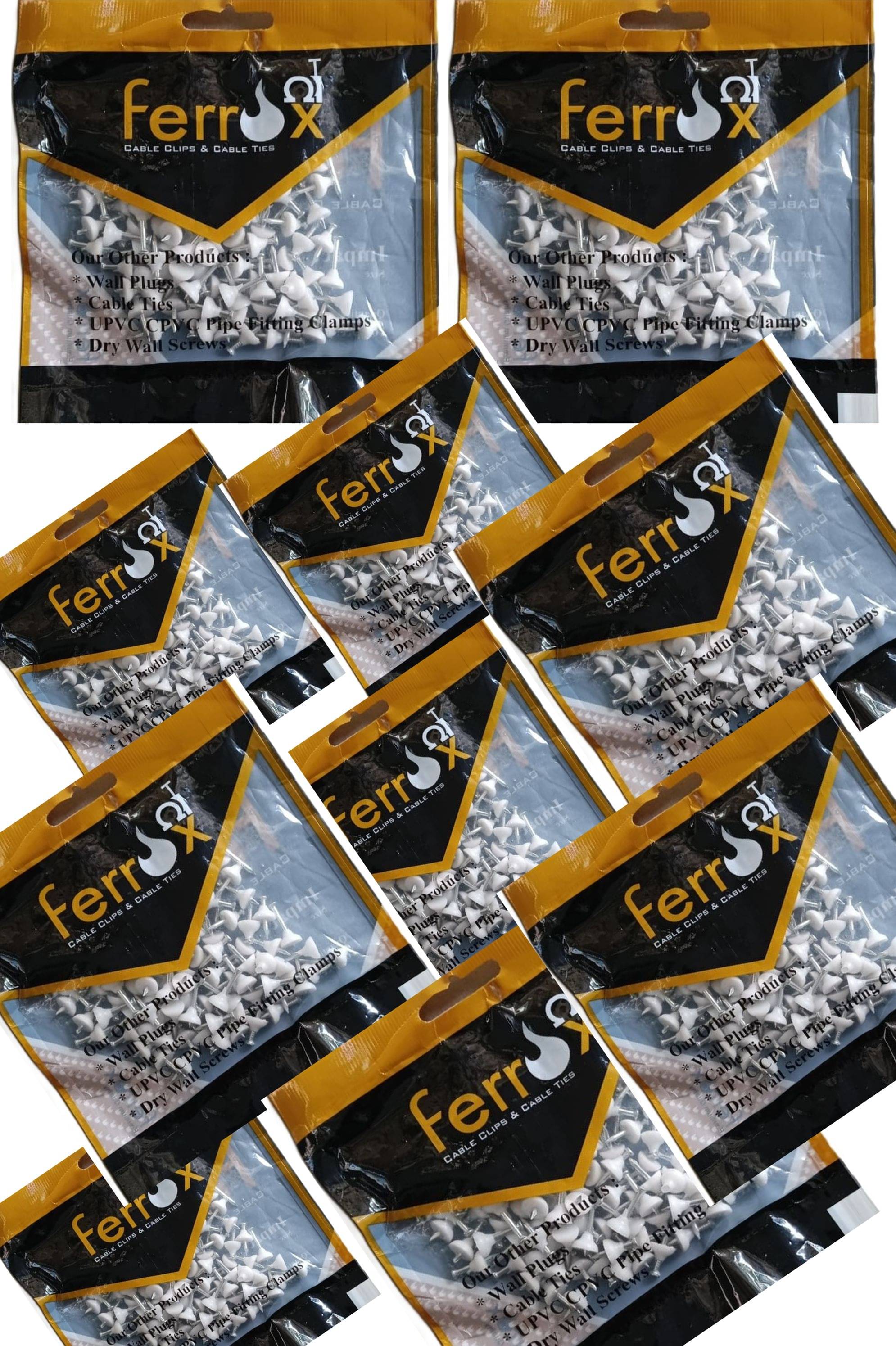     			JMD Decor CONTIDRIFT Casing Clip / Nail Batten Round (100 Pcs x 10 Pack = 1000 Pcs)