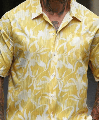KLYZEE Viscose Regular Fit Printed Full Sleeves Men's Casual Shirt - Yellow ( Pack of 1 )     			KLYZEE Viscose Regular Fit Printed Full Sleeves Men's Casual Shirt - Yellow ( Pack of 1 )