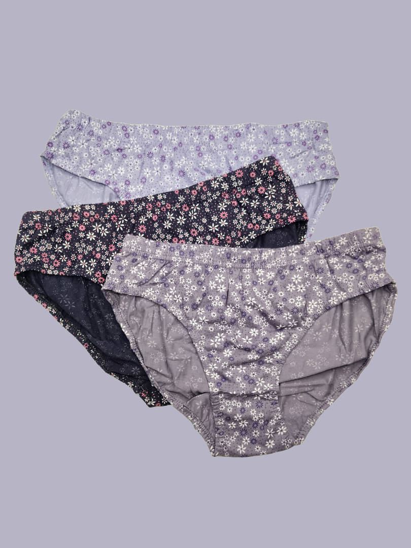 Ladyland Cotton Hipster ( Multicolor , Pack of 3 ) Ladyland Cotton Hipster ( Multicolor , Pack of 3 )