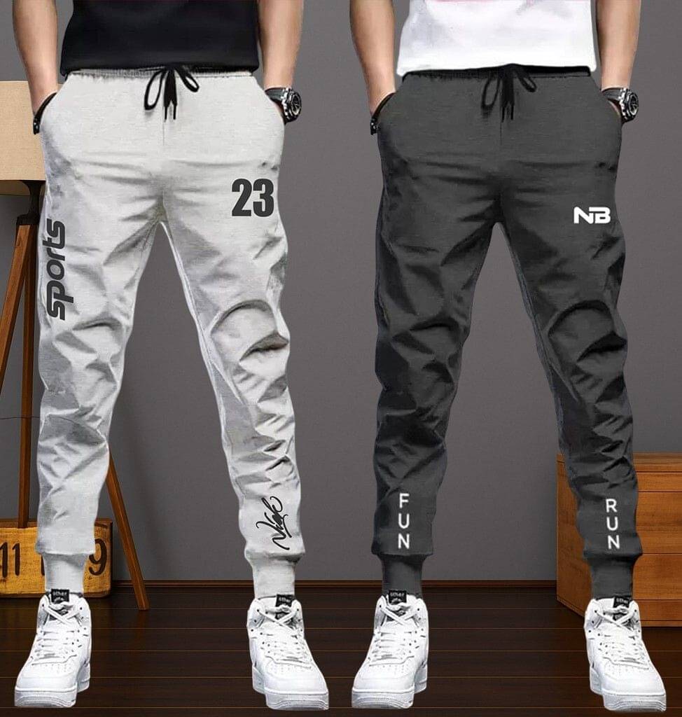 Lieo Trend Multicolor 4 Polyester Men's Joggers ( Pack of 2 )     			Lieo Trend Multicolor 4 Polyester Men's Joggers ( Pack of 2 )