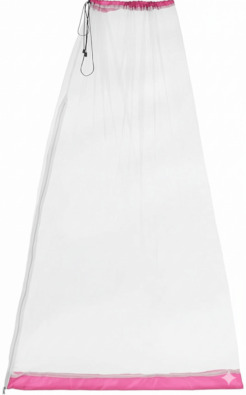 MINITOES Pink Polyester Ceiling Hung Baby Mosquito Net ( Pack of 1 )     			MINITOES Pink Polyester Ceiling Hung Baby Mosquito Net ( Pack of 1 )