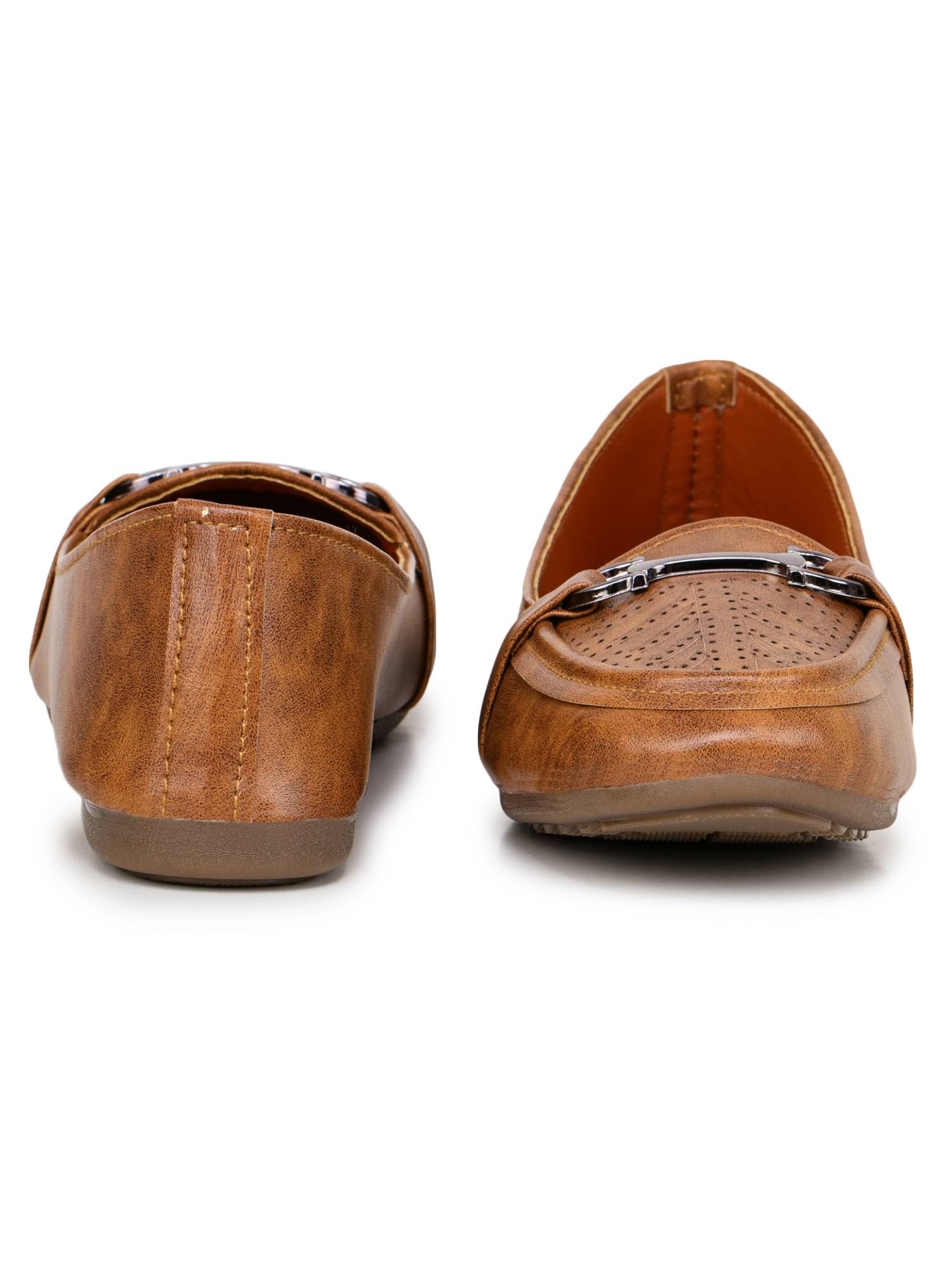 Moonwalk Brown Women's Ethnic Ballerinas     			Moonwalk Brown Women's Ethnic Ballerinas