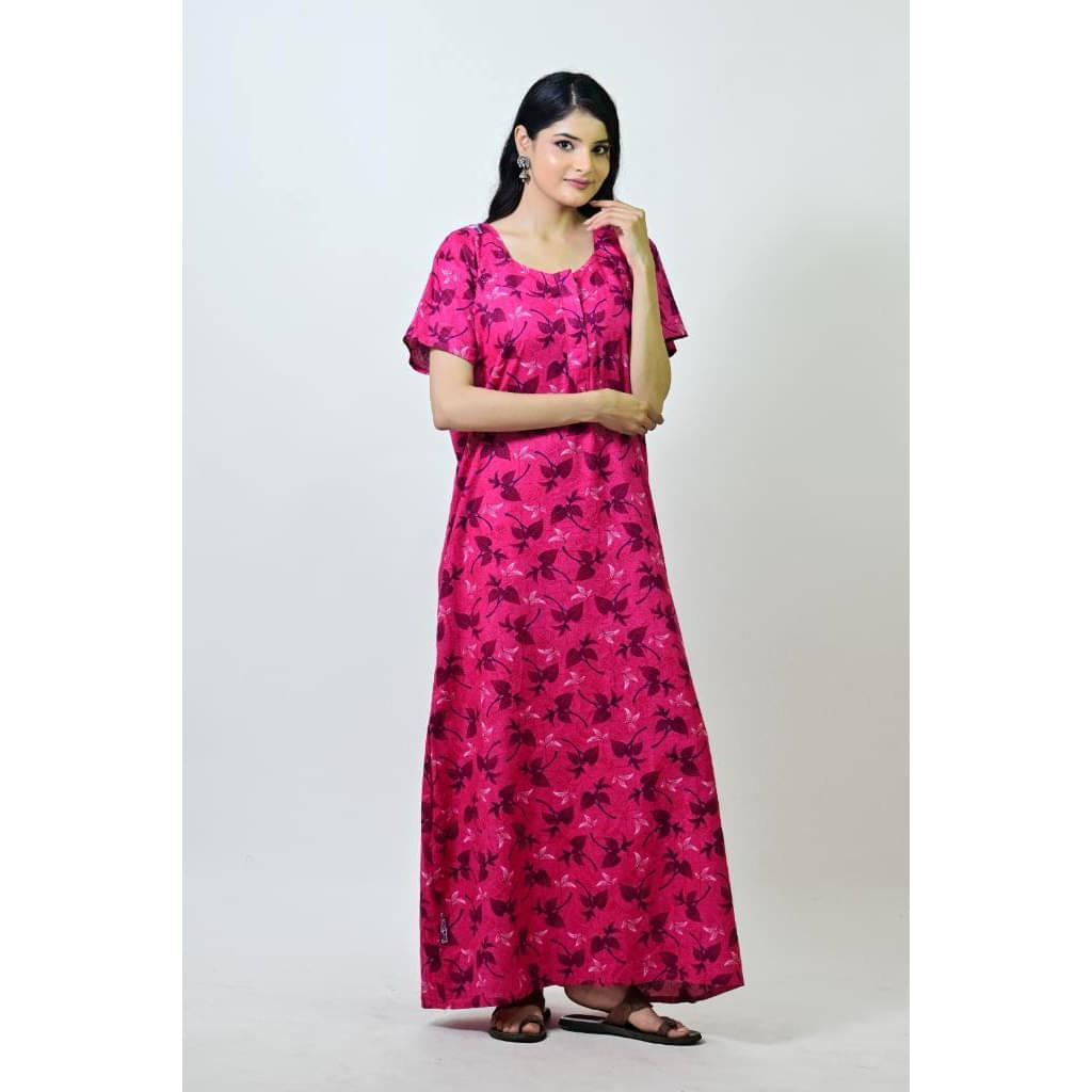     			Nira Cotton Printed Women Regular Nighty ( Multicolor 2 )