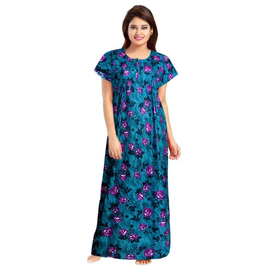     			Nira Cotton Printed Women Regular Nighty ( Multicolor 3 )