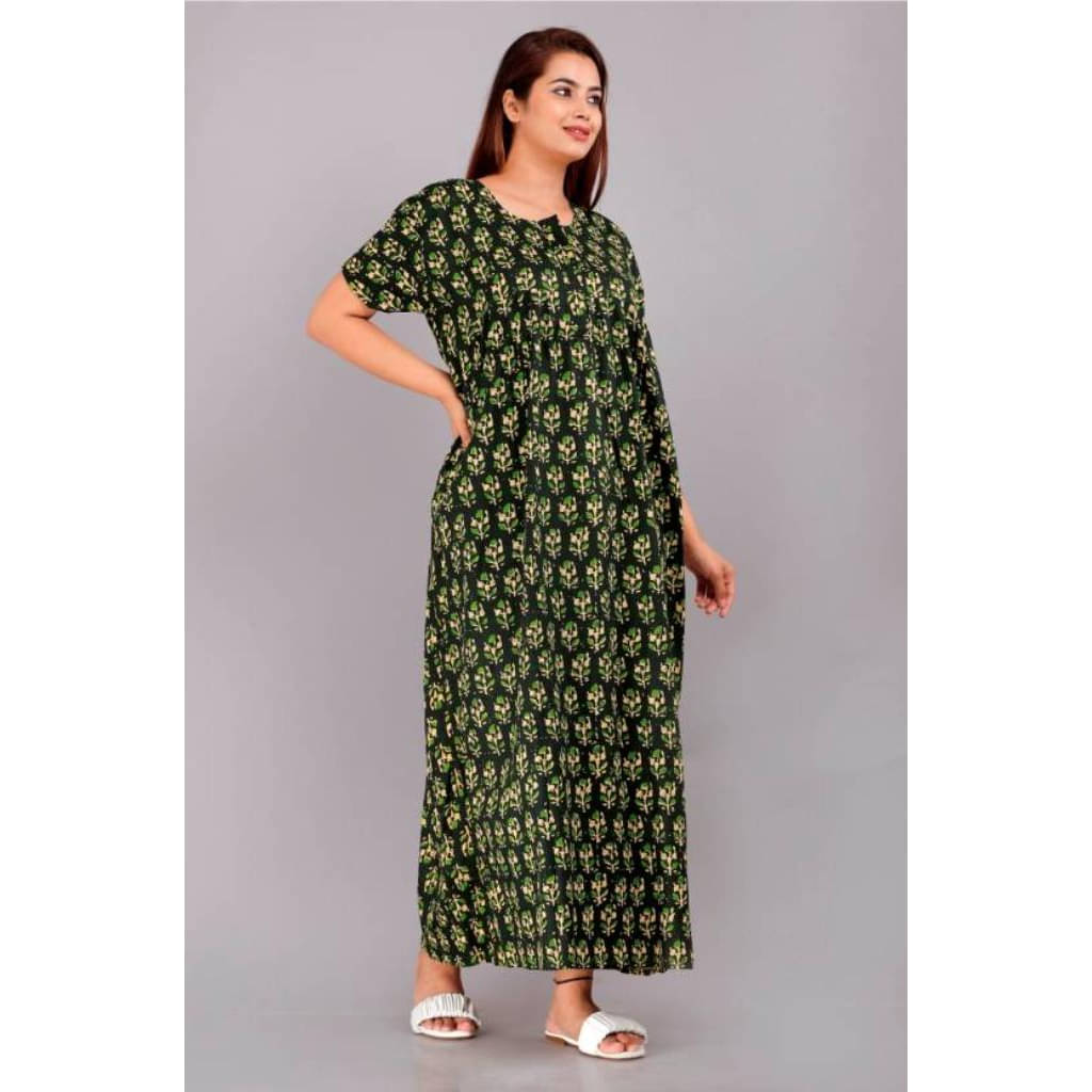     			Nira Cotton Printed Women Regular Nighty ( Multicolor 5 )
