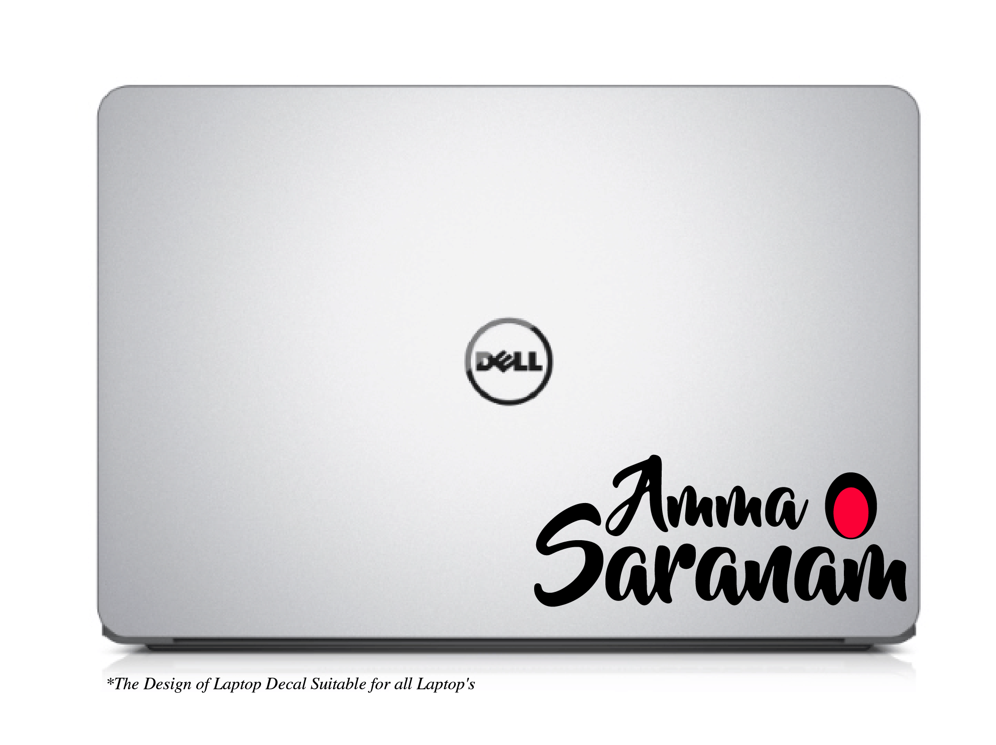     			PEACOCKRIDE Amma Saranam Laptop Decal Sticker ( PVC Vinyl )