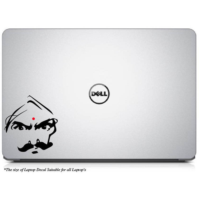     			PEACOCKRIDE Angry Bharathiyar Laptop Decal Sticker ( PVC Vinyl )