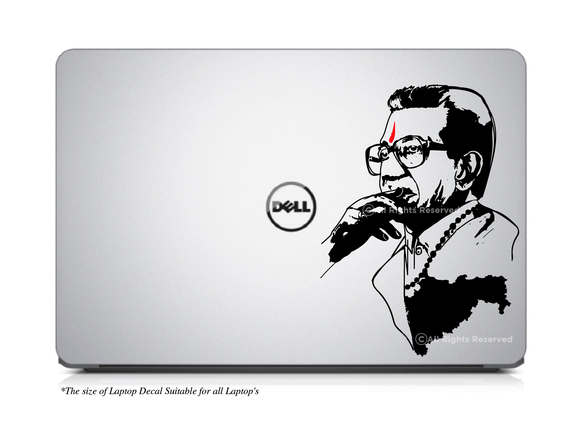 PEACOCKRIDE Balasaheb Thackeray I Bal Thackeray I The Lion of Maharashtra Laptop Decal Sticker ( PVC Vinyl )     			PEACOCKRIDE Balasaheb Thackeray I Bal Thackeray I The Lion of Maharashtra Laptop Decal Sticker ( PVC Vinyl )