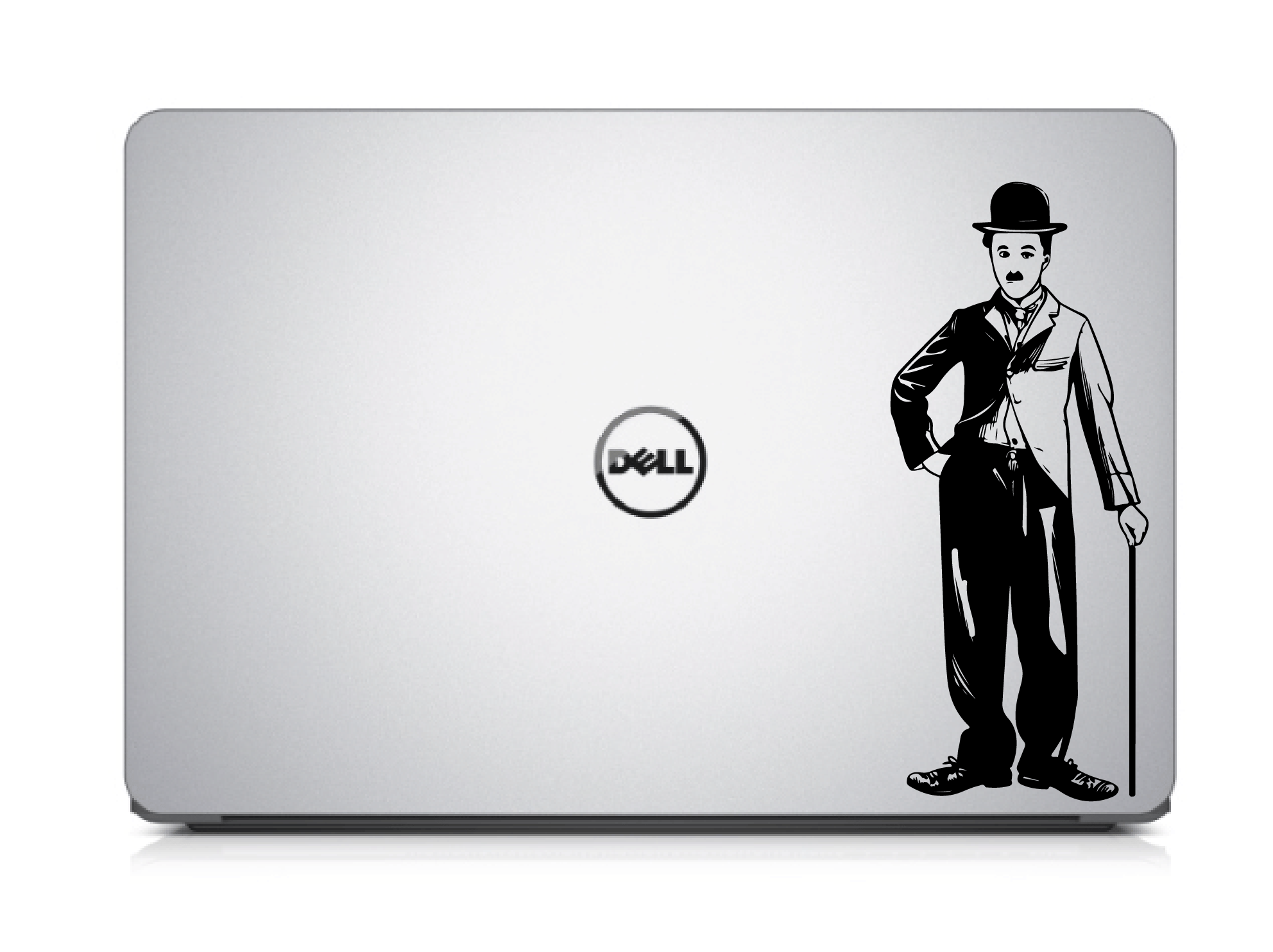 PEACOCKRIDE Charlie Chaplin Laptop Decal Sticker ( PVC Vinyl )     			PEACOCKRIDE Charlie Chaplin Laptop Decal Sticker ( PVC Vinyl )