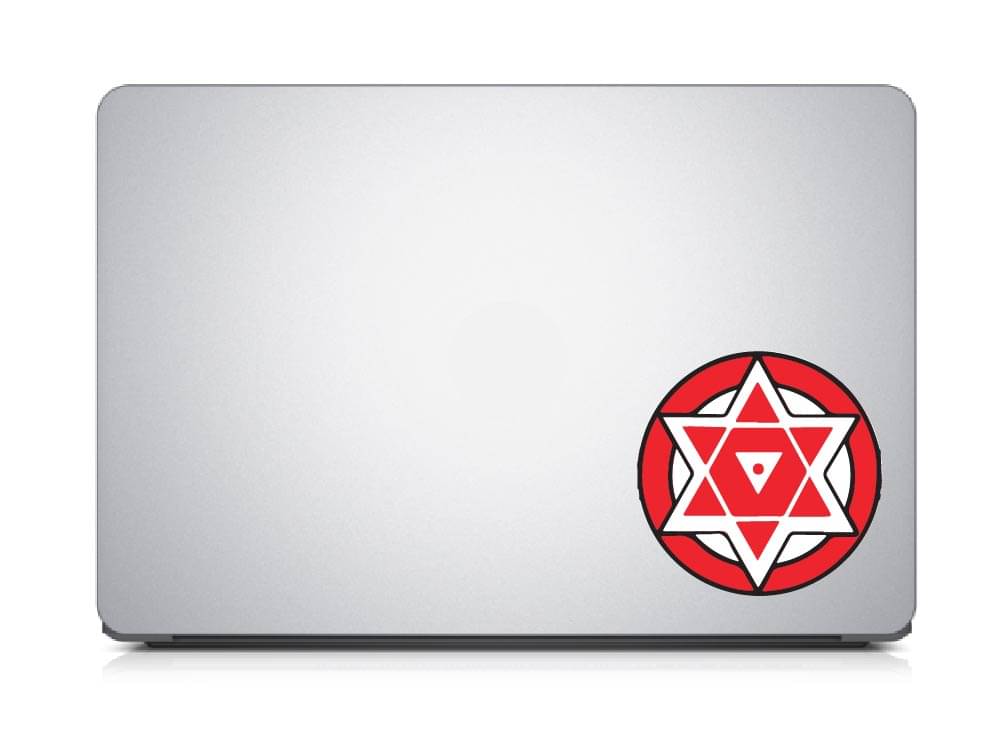     			PEACOCKRIDE Janasena Party Symbols I JSP I Laptop Decal Sticker ( PVC Vinyl )