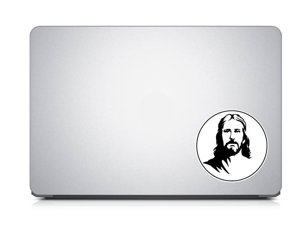     			PEACOCKRIDE Jesus Laptop Decal Sticker ( PVC Vinyl )