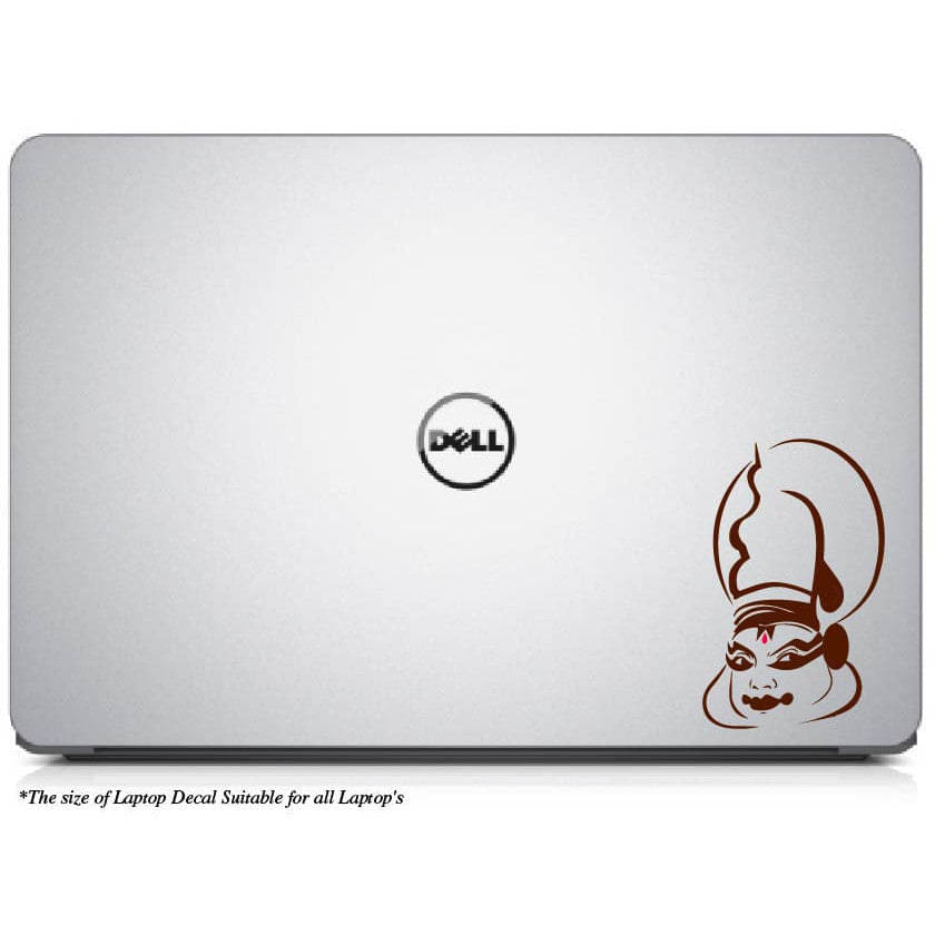 PEACOCKRIDE Kathakali Kerala Art Laptop Decal Sticker ( PVC Vinyl )     			PEACOCKRIDE Kathakali Kerala Art Laptop Decal Sticker ( PVC Vinyl )
