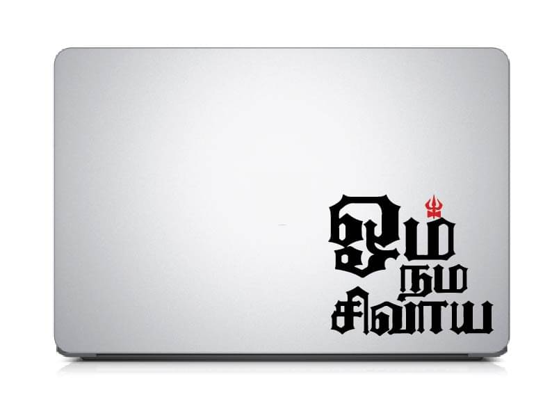 PEACOCKRIDE Om Namah Shivaya I Shivan I Sivan I Shivan Tamil Quotes I Laptop Decal Sticker ( PVC Vinyl )     			PEACOCKRIDE Om Namah Shivaya I Shivan I Sivan I Shivan Tamil Quotes I Laptop Decal Sticker ( PVC Vinyl )