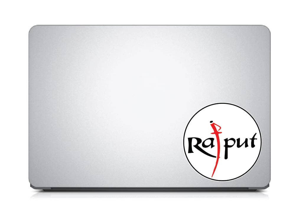     			PEACOCKRIDE Rajput Laptop Decal Sticker ( PVC Vinyl )