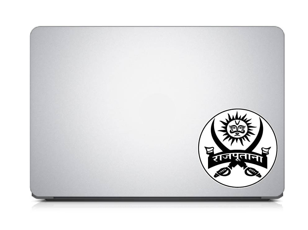 PEACOCKRIDE Rajputana I Rajput Laptop Decal Sticker ( PVC Vinyl )     			PEACOCKRIDE Rajputana I Rajput Laptop Decal Sticker ( PVC Vinyl )