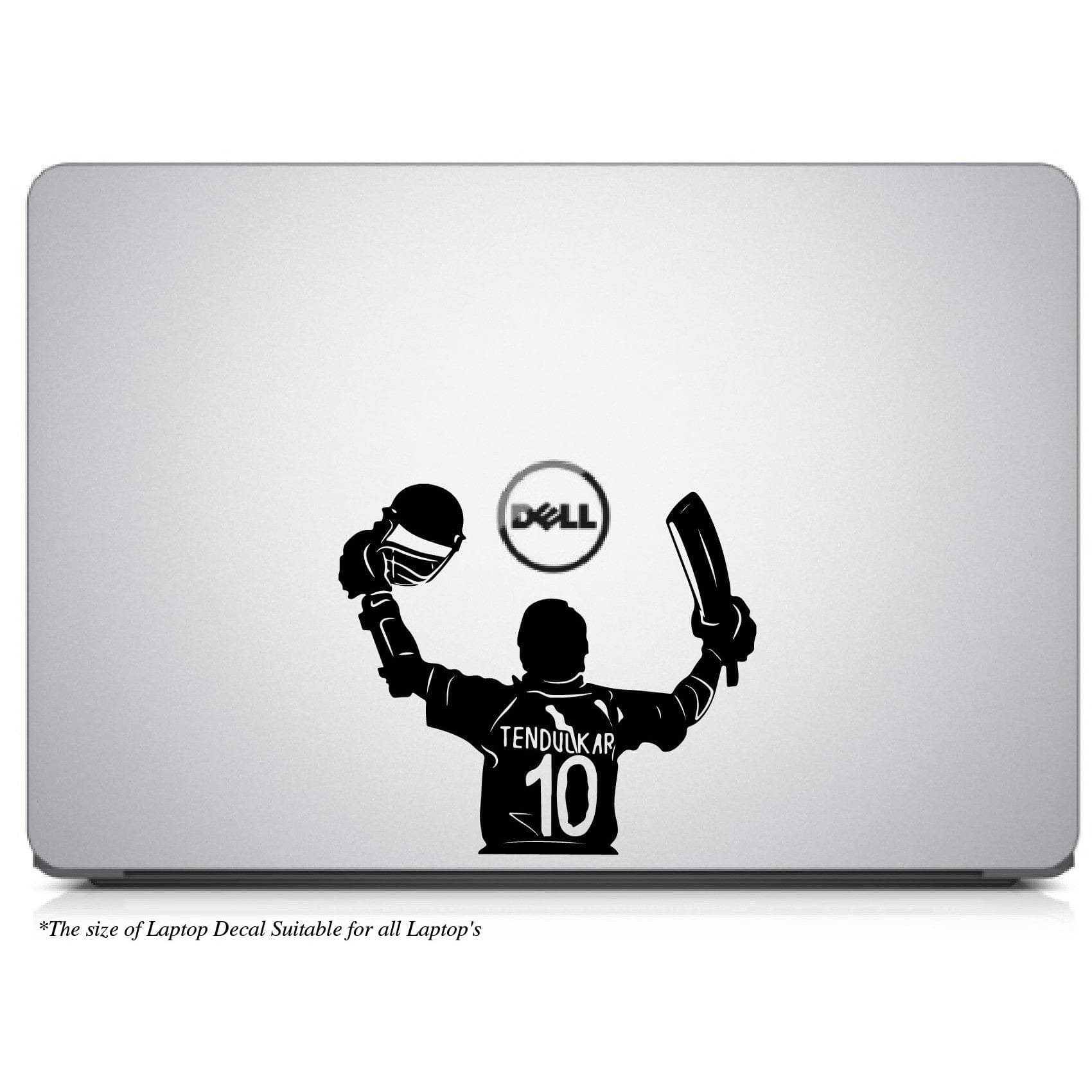 PEACOCKRIDE Sachin Tendulkar God is here Laptop Decal Sticker ( PVC Vinyl )     			PEACOCKRIDE Sachin Tendulkar God is here Laptop Decal Sticker ( PVC Vinyl )