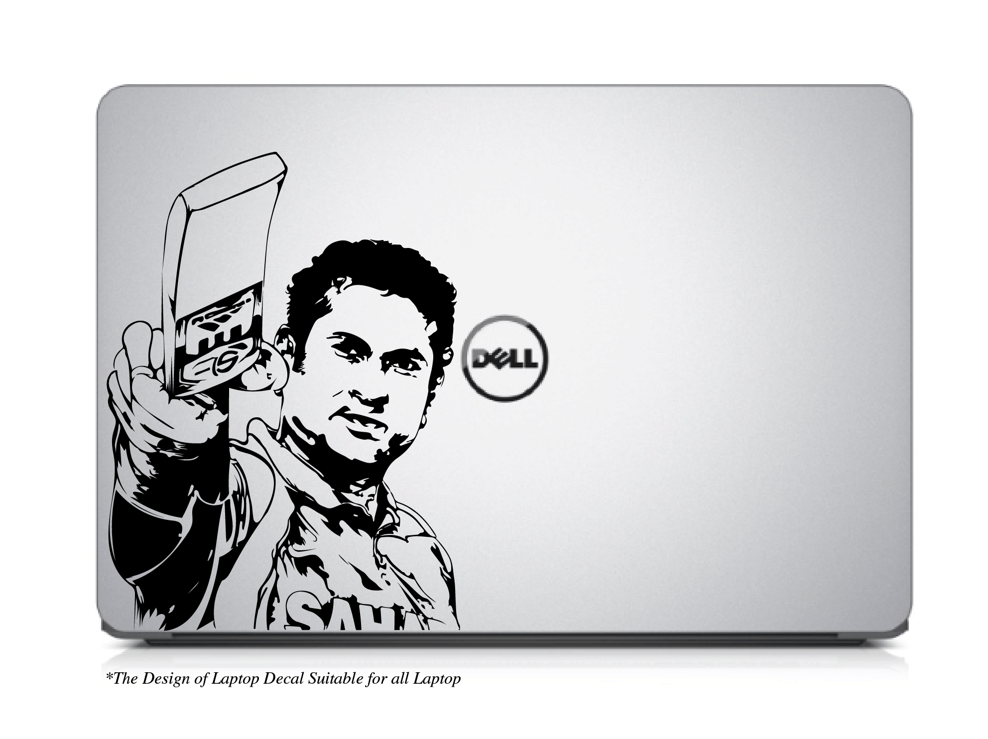 PEACOCKRIDE Sachin Tendulkar-Laptop Decal Sticker ( PVC Vinyl )     			PEACOCKRIDE Sachin Tendulkar-Laptop Decal Sticker ( PVC Vinyl )