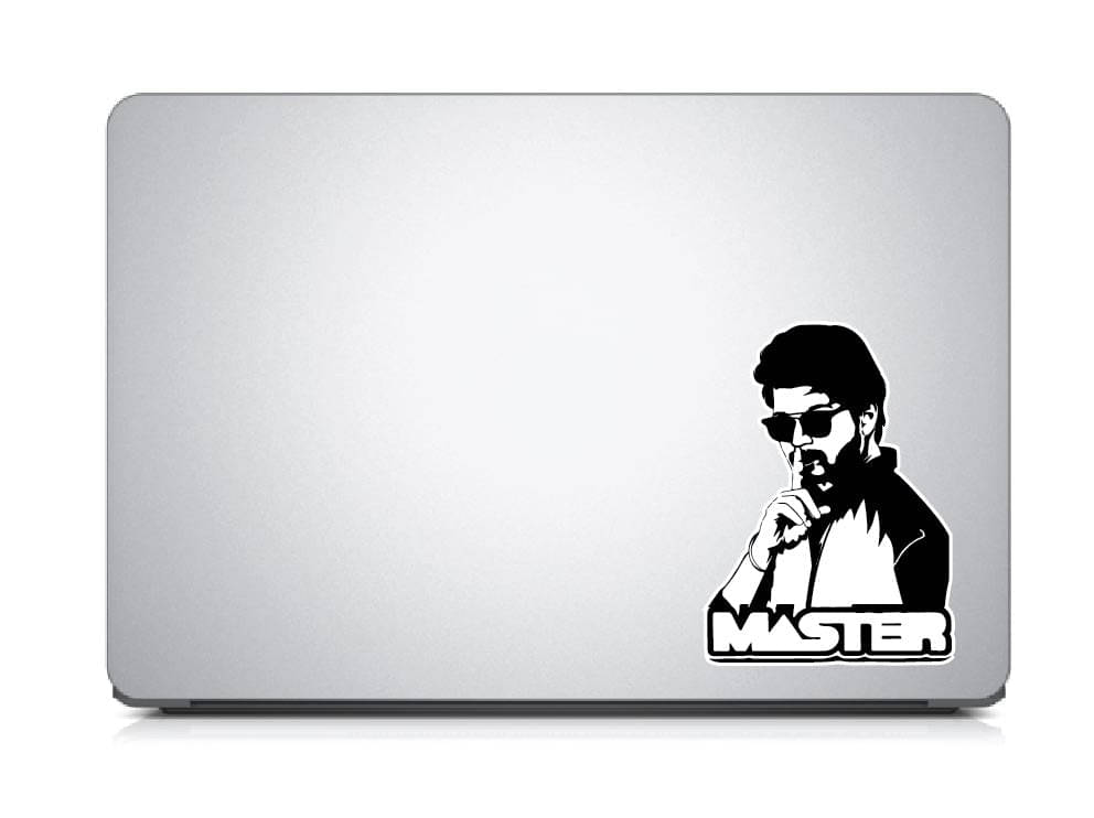     			PEACOCKRIDE Thalapathy Vijay I Master Laptop Decal Sticker ( PVC Vinyl )