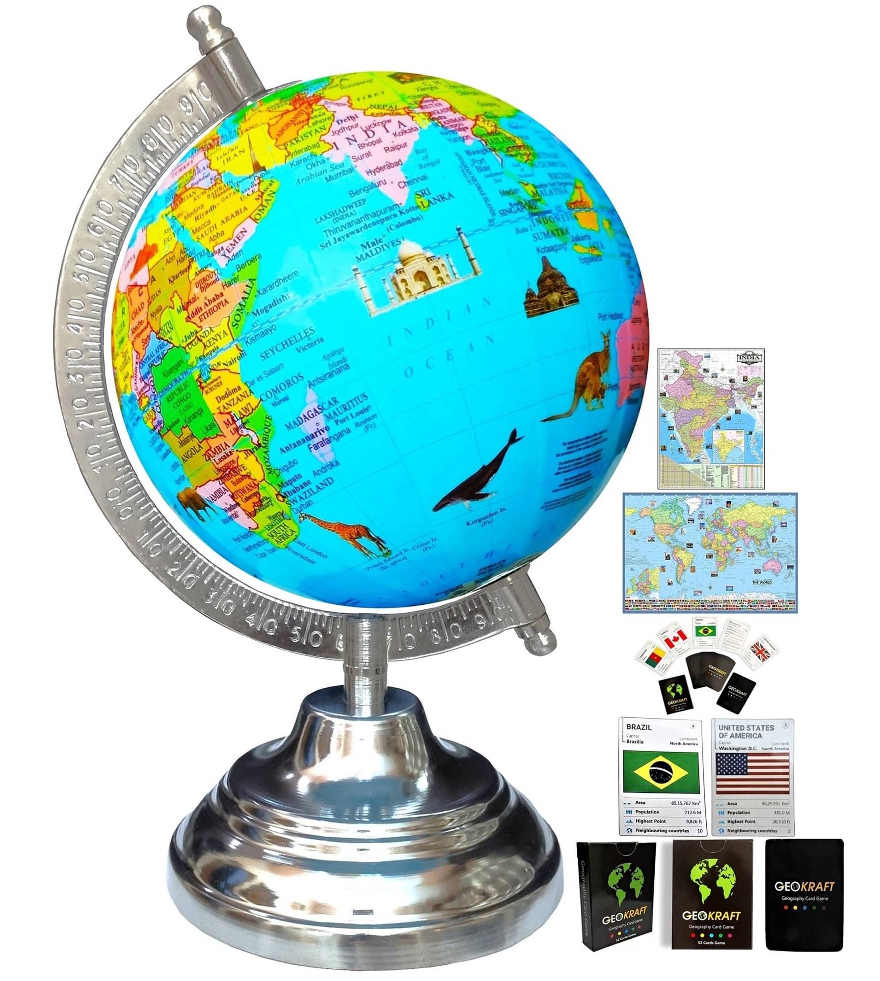    			SEE-WORLD Globe ( Pack of 1 )