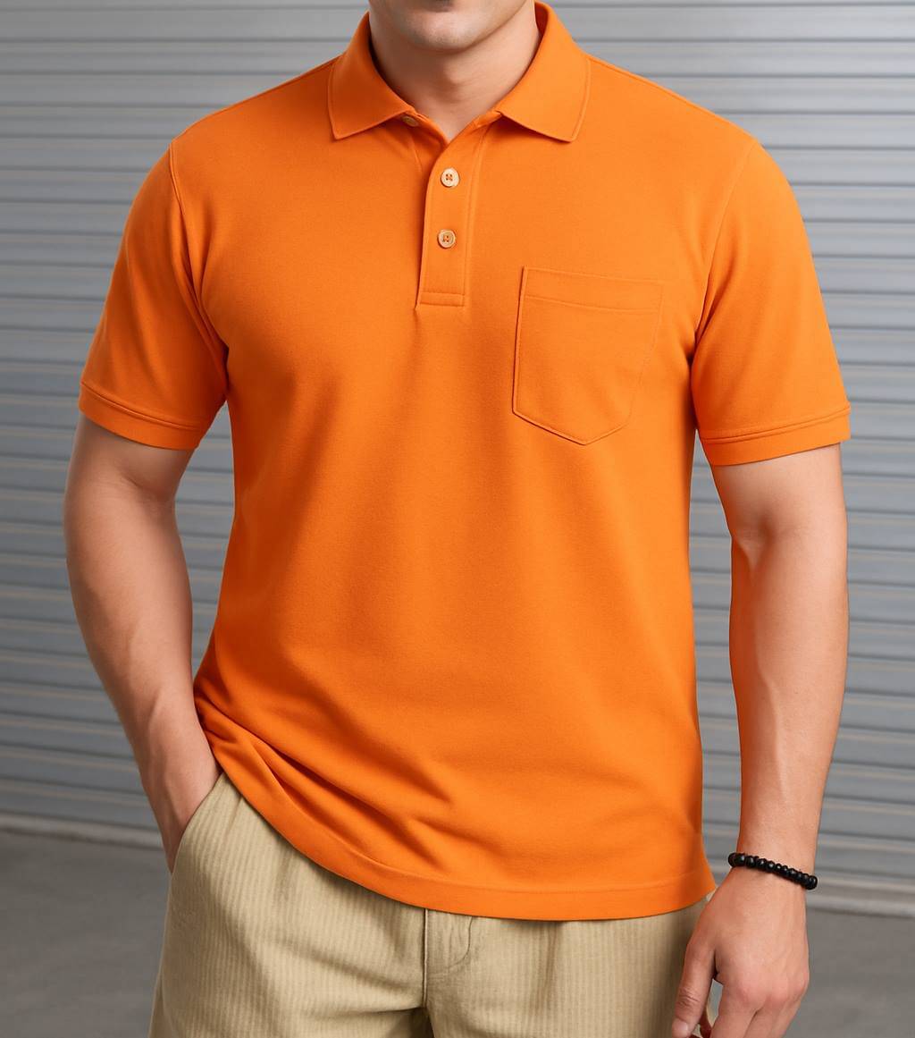 Scuba Men Cotton Blend Regular Fit Solid Polo T Shirt ( Yellow )     			Scuba Men Cotton Blend Regular Fit Solid Polo T Shirt ( Yellow )