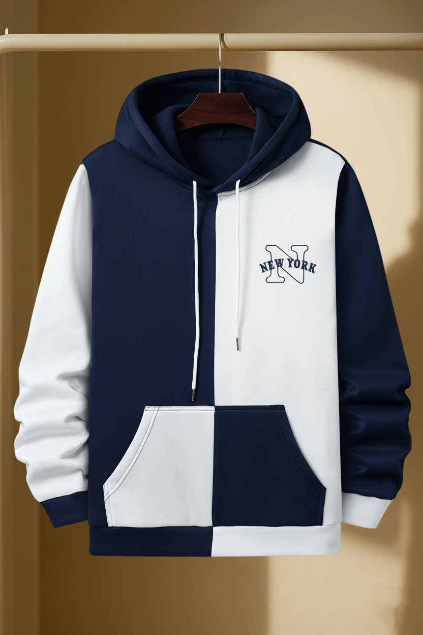 Try This Cotton Blend Hooded Men's Sweatshirt - Blue ( Pack of 1 )     			Try This Cotton Blend Hooded Men's Sweatshirt - Blue ( Pack of 1 )