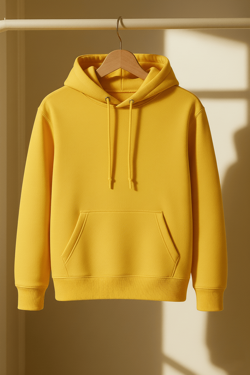 Try This Cotton Blend Hooded Men's Sweatshirt - Yellow ( Pack of 1 ) Try This Cotton Blend Hooded Men's Sweatshirt - Yellow ( Pack of 1 )