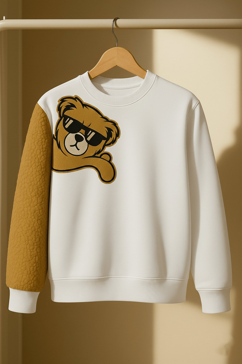 Try This Cotton Blend Round Neck Men's Sweatshirt - White ( Pack of 1 )     			Try This Cotton Blend Round Neck Men's Sweatshirt - White ( Pack of 1 )