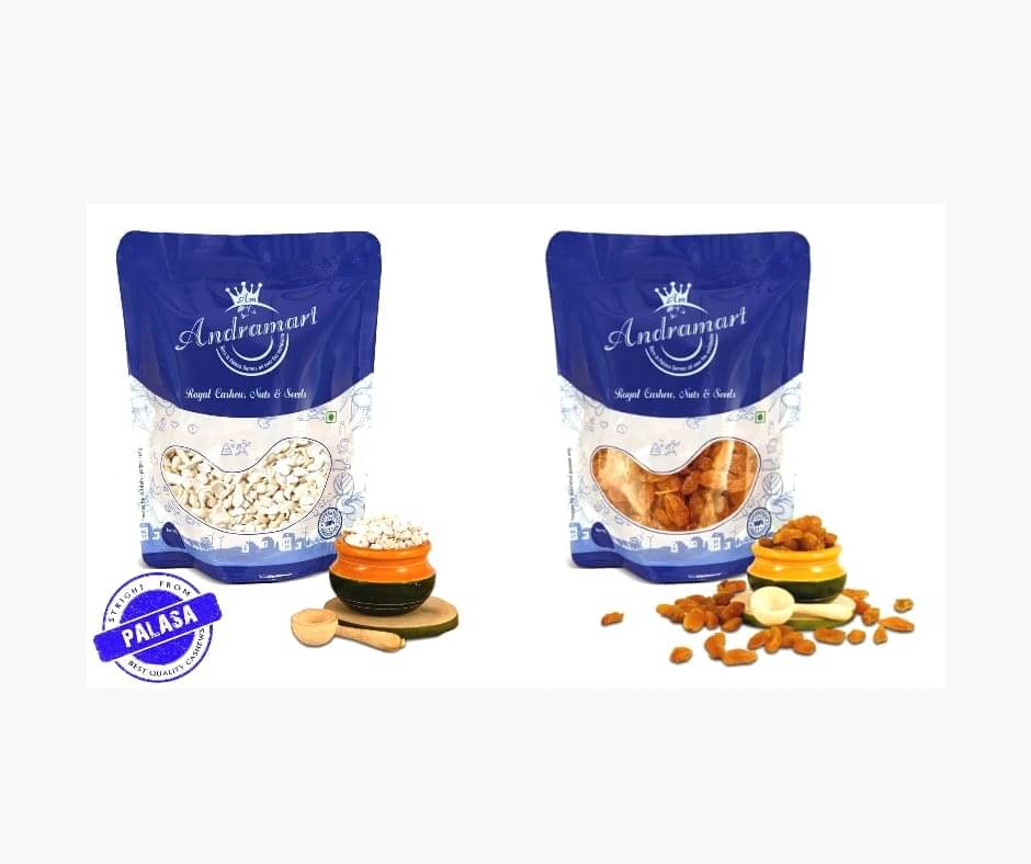     			ANDRA MART Mixed Nuts 200 g Pack of 2
