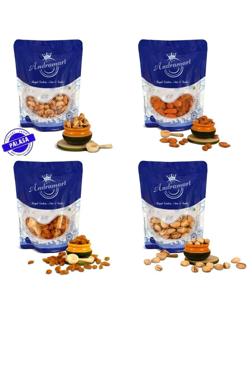     			ANDRA MART Mixed Nuts 400 g Pack of 4