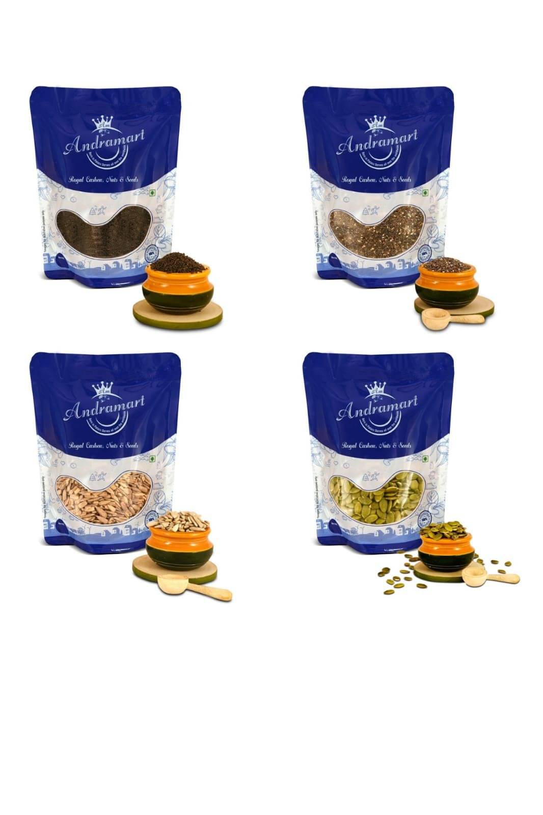     			ANDRA MART Seed Mix 400 g Pack of 4