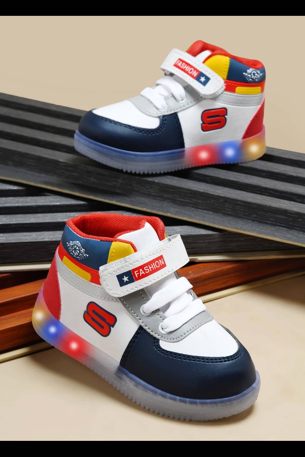     			AXROW - Navy Blue Boy's Boots ( 1 Pair )