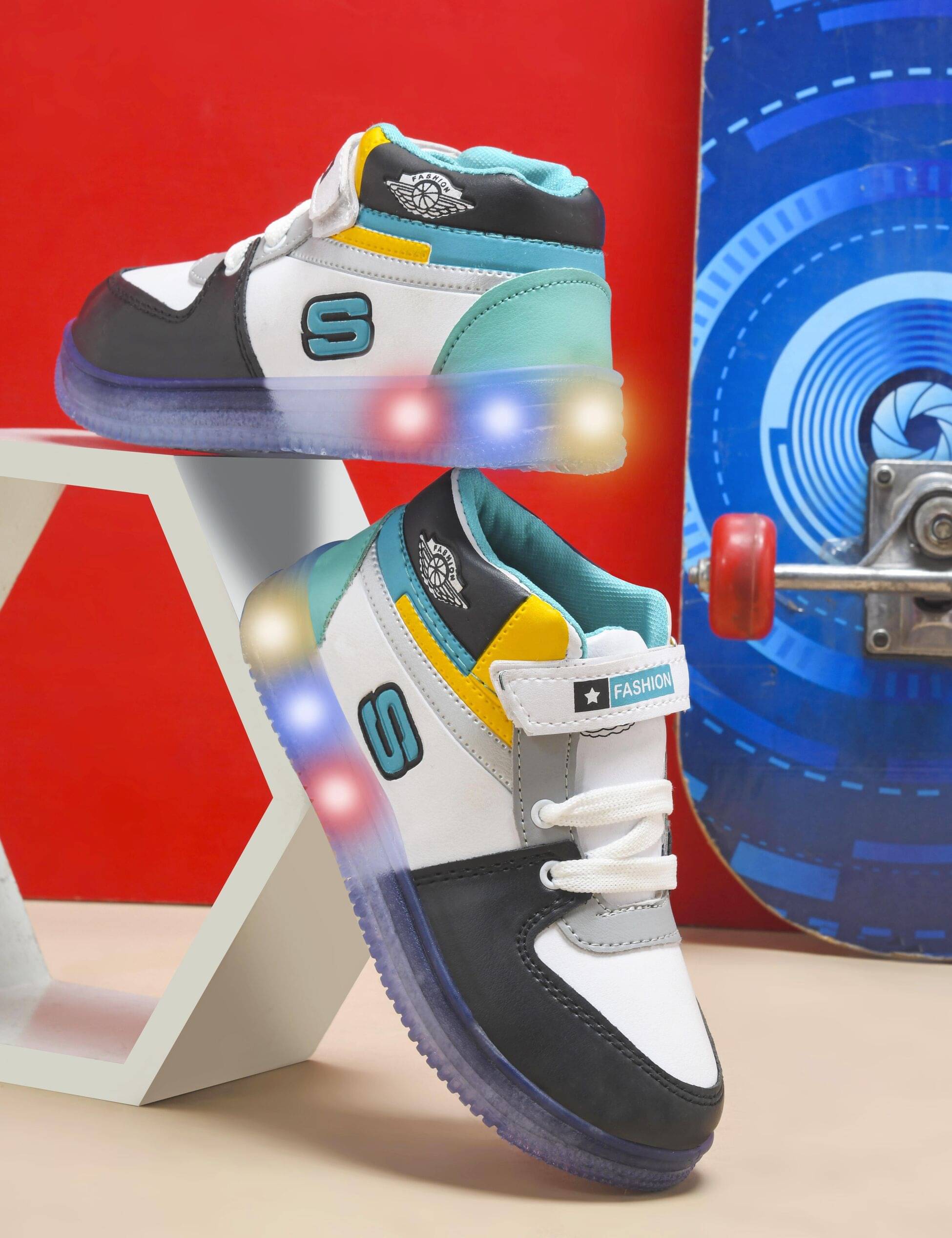     			AXROW - Sea Green Boy's Boots ( 1 Pair )