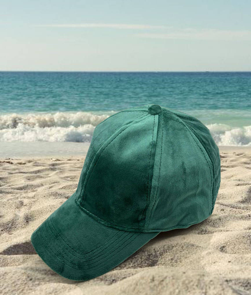 Alamos Pack of 1 Suede Men's Cap ( Green )     			Alamos Pack of 1 Suede Men's Cap ( Green )