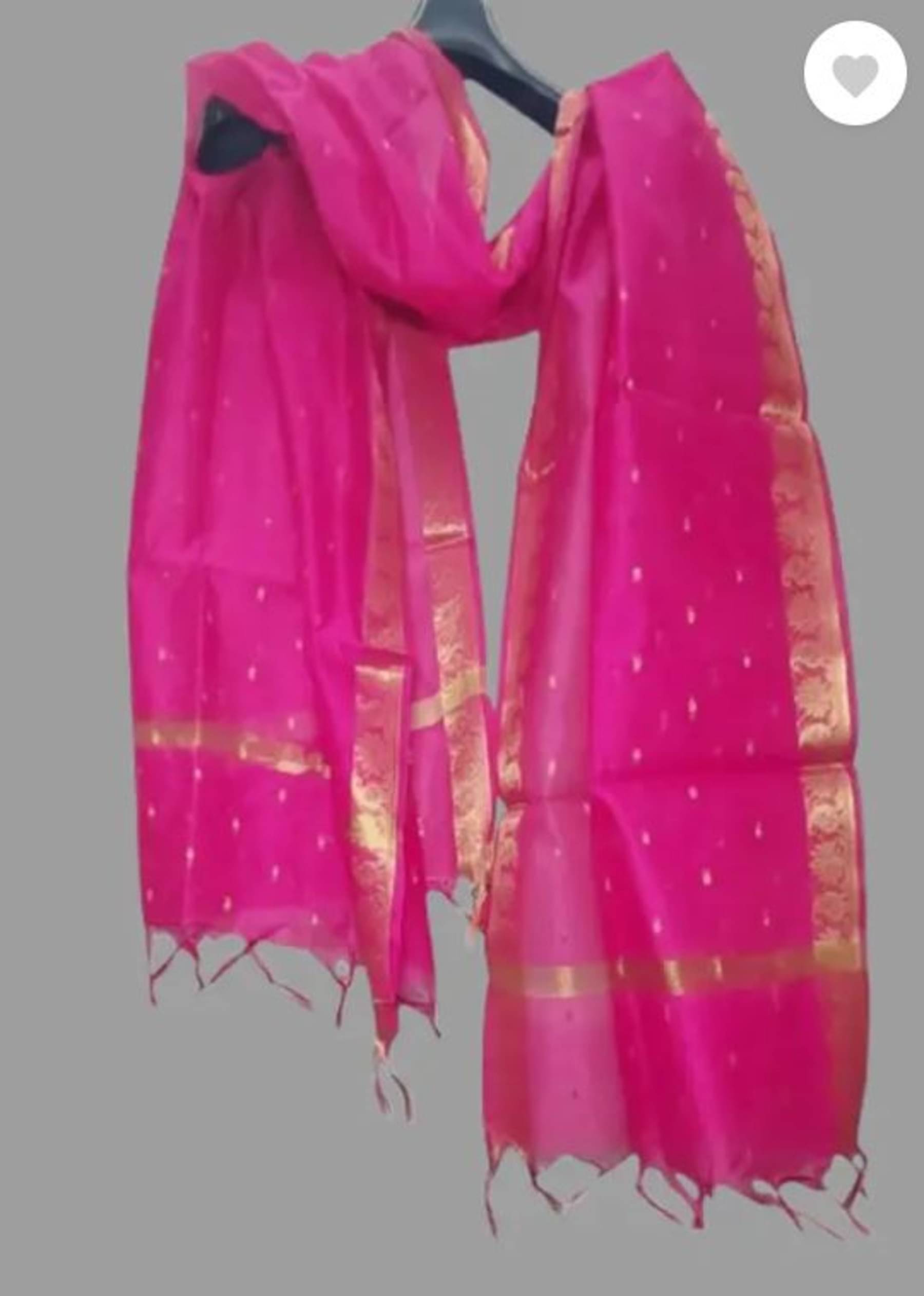     			Blushe Silk Women Dupatta ( Pink , Pack of 1 )