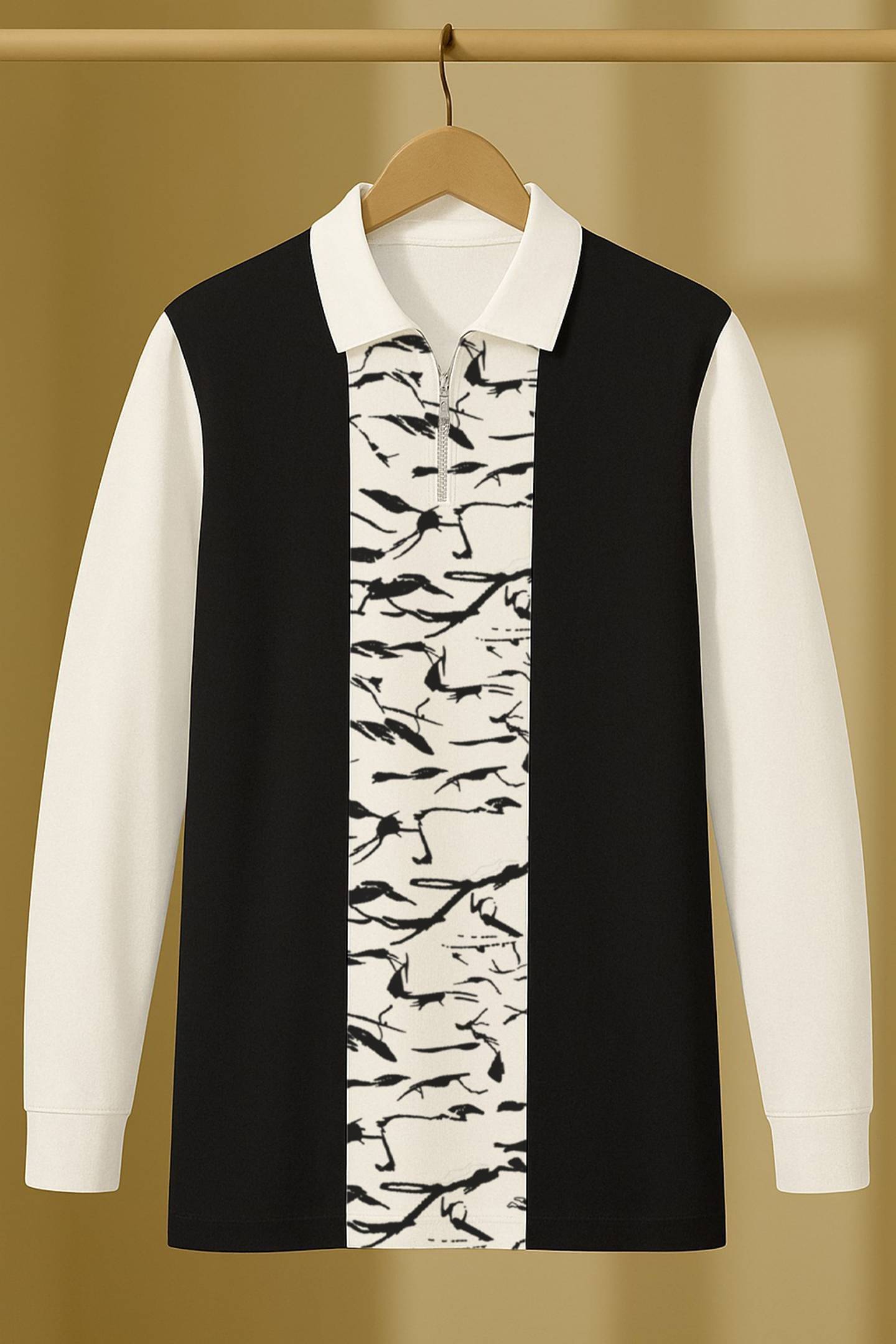 CONWAY Men Cotton Blend Regular Fit Printed Polo T Shirt ( Multicolor1 )     			CONWAY Men Cotton Blend Regular Fit Printed Polo T Shirt ( Multicolor1 )