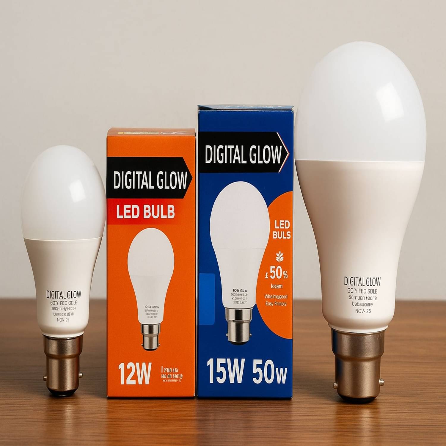     			Digital glow 15W Cool Day Light LED Bulb ( Pack of 2 )