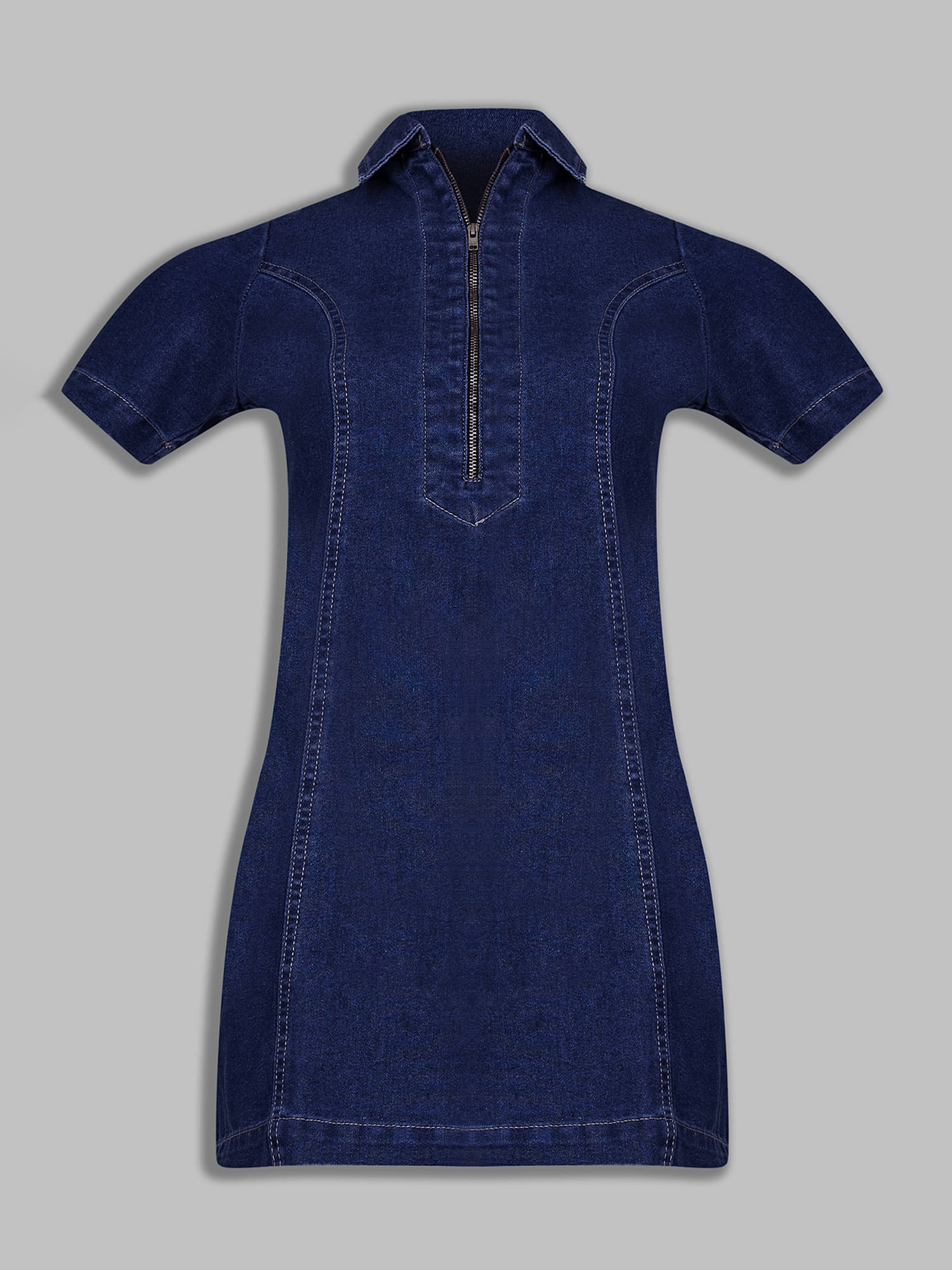 Dolce Crudo Women Polyester Solid Bodycon Dress ( Blue )     			Dolce Crudo Women Polyester Solid Bodycon Dress ( Blue )