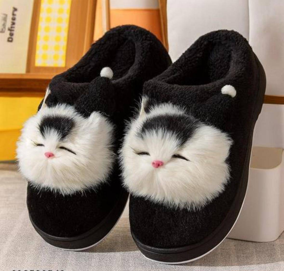     			FUSEOWL Black Women's Slide Flip Flop