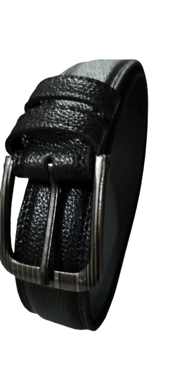     			Fauji - Black Faux Leather Men's Casual Belt ( Pack of 1 )