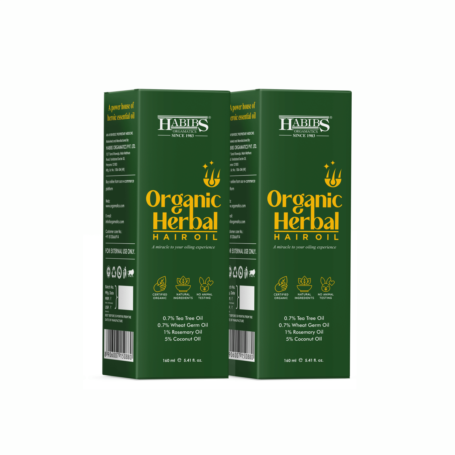     			Habibs Anti Dandruff Amla Oil 200 ml ( Pack of 2 )