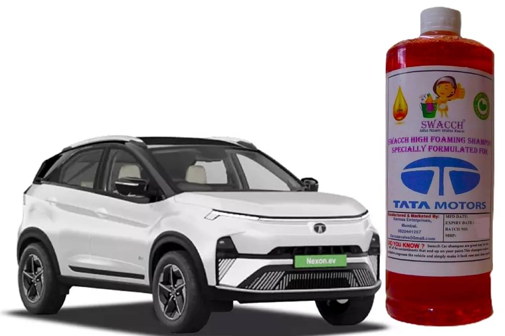 High Foaming Car Shampoo Formulated For Tata Nexon EV I Non-Toxic Formula I Ph Balanced I Super Saver Pack I Premium Wax Formulation I Glossy & Shine I 1 Litre High Foaming Car Shampoo Formulated For Tata Nexon EV I Non-Toxic Formula I Ph Balanced I Super Saver Pack I Premium Wax Formulation I Glossy & Shine I 1 Litre