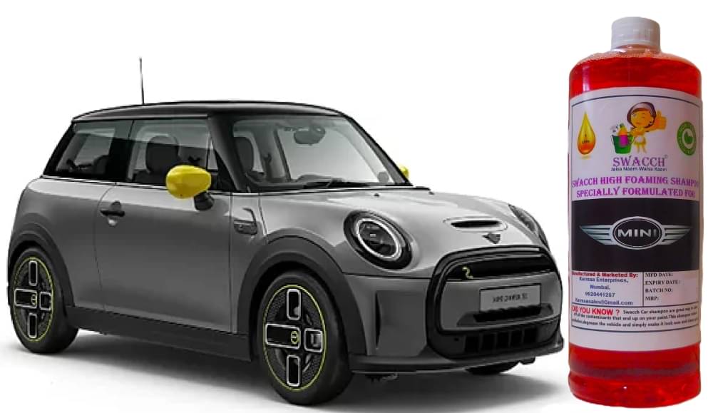 High Foaming Car Shampoo Formulated For Mini Cooper SE I Non-Toxic Formula I Ph Balanced I Super Saver Pack I Premium Wax Formulation I Glossy & Shine I 1 Litre     			High Foaming Car Shampoo Formulated For Mini Cooper SE I Non-Toxic Formula I Ph Balanced I Super Saver Pack I Premium Wax Formulation I Glossy & Shine I 1 Litre