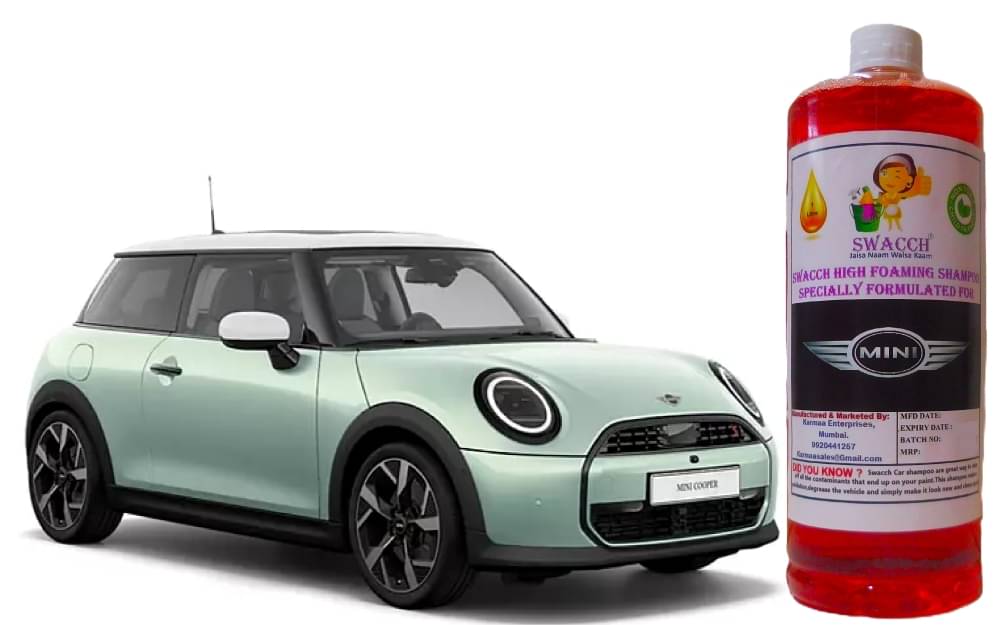 High Foaming Car Shampoo Formulated For Mini Cooper I Non-Toxic Formula I Ph Balanced I Super Saver Pack I Premium Wax Formulation I Glossy & Shine I 1 Litre High Foaming Car Shampoo Formulated For Mini Cooper I Non-Toxic Formula I Ph Balanced I Super Saver Pack I Premium Wax Formulation I Glossy & Shine I 1 Litre