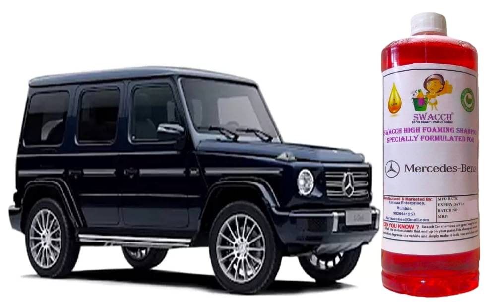 High Foaming Car Shampoo Formulated For Mercedes Benz G-Class I Non-Toxic Formula I Ph Balanced I Super Saver Pack I Premium Wax Formulation I Glossy & Shine I 1 Litre High Foaming Car Shampoo Formulated For Mercedes Benz G-Class I Non-Toxic Formula I Ph Balanced I Super Saver Pack I Premium Wax Formulation I Glossy & Shine I 1 Litre